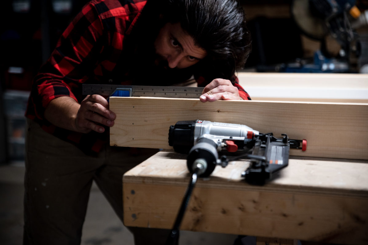 Jack in his workshop